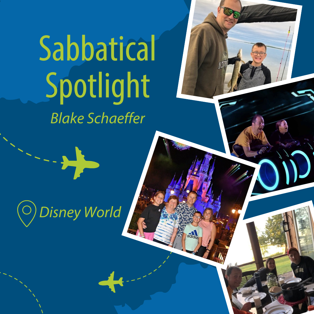 Sabbatical spotlight blake schaeffer